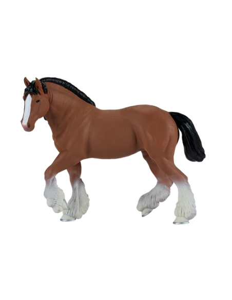 Figurine Cheval Clydesdale Marron – Chevaux | Mojo
