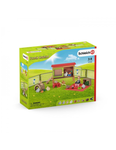 Pique-nique avec les petits animaux - Schleich® FARM WORLD : Figurines et Accessoires | LesMinis.fr