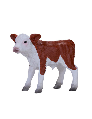Figurine Veau Hereford – Animaux de la Ferme | Mojo