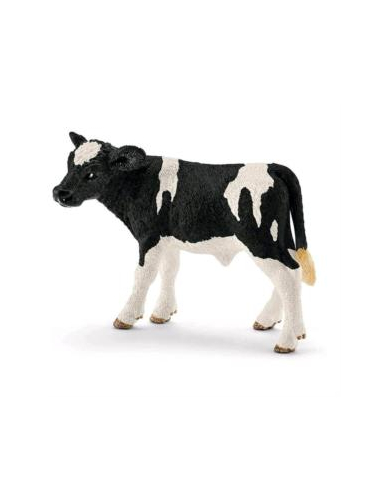 Figurine Veau Holstein Schleich 13798 - Exploration de l'Élevage Laitier