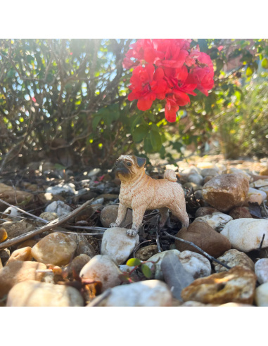 Figurine Chien Carlin Réaliste | Safari Ltd | Animaux Domestiques