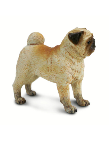 Figurine Chien Carlin Réaliste | Safari Ltd | Animaux Domestiques
