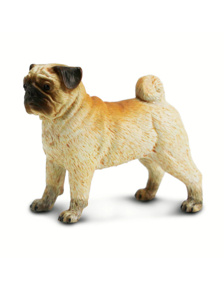 Figurine Chien Carlin Réaliste | Safari Ltd | Animaux Domestiques