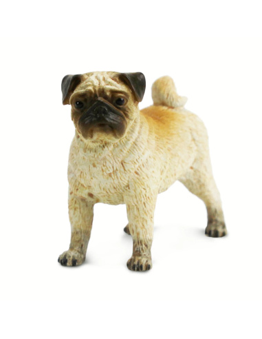 Figurine Chien Carlin Réaliste | Safari Ltd | Animaux Domestiques