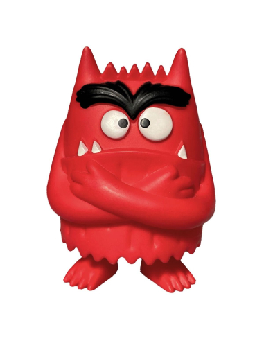 Figurine Monstre Colère tirée de l'album jeunesse La Couleur des Émotions