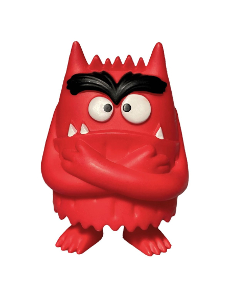 Figurine Monstre Colère tirée de l'album jeunesse La Couleur des Émotions
