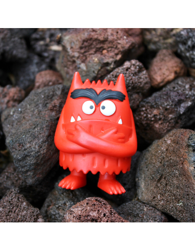Figurine Monstre Colère tirée de l'album jeunesse La Couleur des Émotions