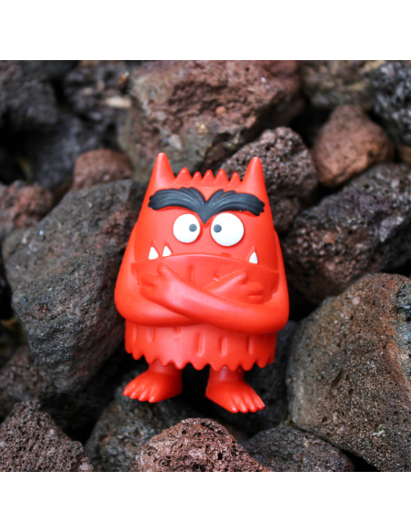 Figurine Monstre Colère tirée de l'album jeunesse La Couleur des Émotions