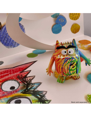 Figurine Monstre Confus - La Couleur des Émotions | Jouet Éducatif | LesMinis.fr