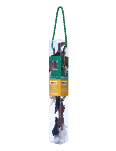 Ensemble Animaux de la Forêt Réaliste | Tube MOJO | Découverte Sensorielle