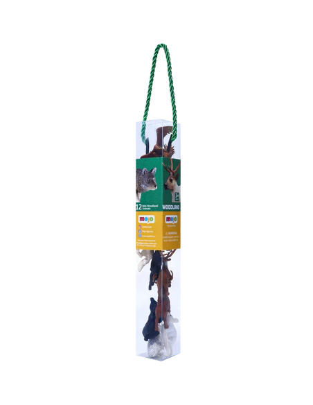 Ensemble Animaux de la Forêt Réaliste | Tube MOJO | Découverte Sensorielle