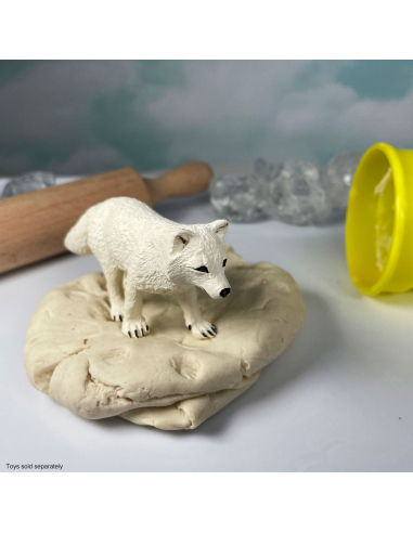 Figurine Renard Arctique Safari Ltd® 100731 - Immersion dans le Monde Polaire