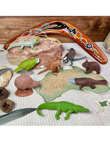 Continent Australie Safari Ltd® - Découverte de la Faune Australienne - Montessori