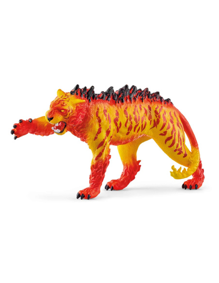 Tigre de lave Schleich Eldrador - Figurine féroce qui crache du feu