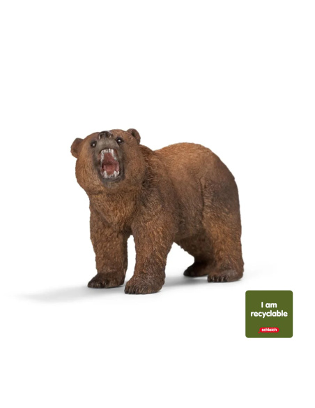 Figurine Ours grizzly Schleich 14685 - Réaliste
