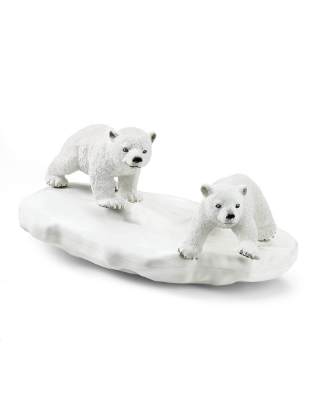 Figurine Glissade en folie des ours polaires Schleich 42531 - Aventure Arctique