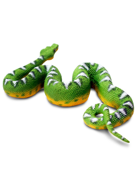 Figurine Boa Émeraude (Corallus caninus) – Reptiles Exotiques | Safari Ltd®