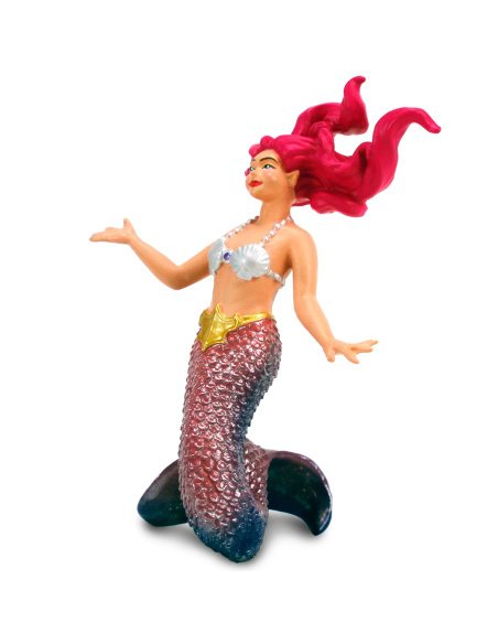 Coralia – La Sirène aux Cheveux Roses | Safari Ltd® Figurine à Collectionner