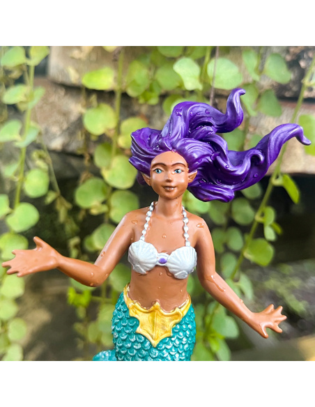 Violette – La Sirène aux Cheveux Violets | Safari Ltd® Figurine à Collectionner