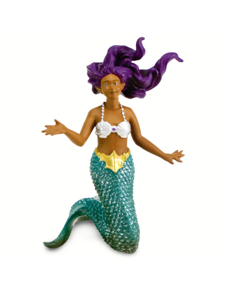 Violette – La Sirène aux Cheveux Violets | Safari Ltd® Figurine à Collectionner