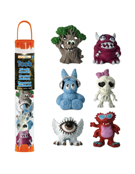 Figurines Monstres Amicaux Safari Ltd 103814 | Jouet Créatif | Designer TOOB®