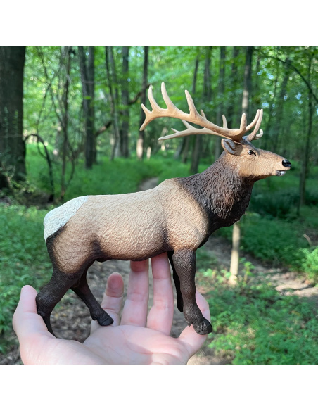 Figurine Wapiti Réaliste | Safari Ltd | Animaux de la Forêt