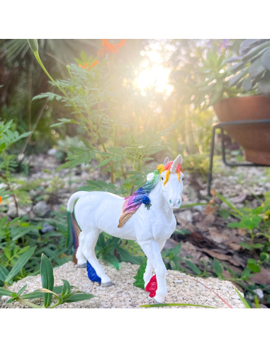 Arcadia – La Licorne Arc-en-Ciel | Figurine Safari Ltd® à Collectionner