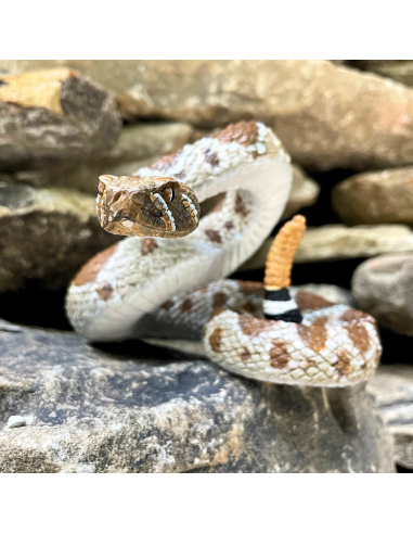 Figurine Crotale Diamantin de l'Ouest Réaliste | Safari Ltd | Animaux Sauvages