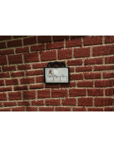 Plaque de Box Personnalisable pour Écurie Miniature - LesMinis