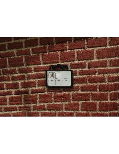 Plaque de Box Personnalisable pour Écurie Miniature - LesMinis
