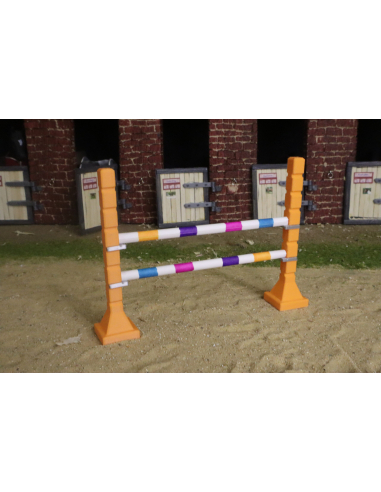 Chandeliers d'Entraînement Orange et Vert pour Figurines Équestres - LesMinis