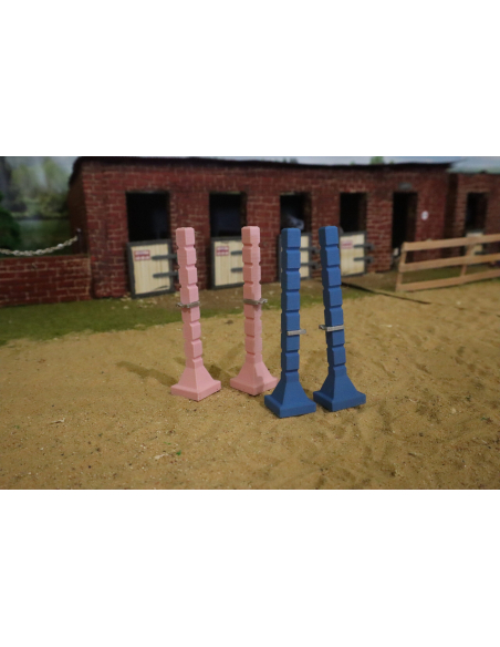 Chandeliers d'Entraînement Rose et Bleu pour Équitation Miniature - LesMinis