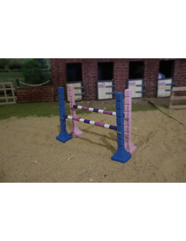 Chandeliers d'Entraînement Rose et Bleu pour Équitation Miniature - LesMinis