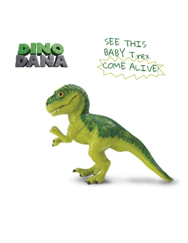 Bébé t-rex du film Dino Dana Avec réalité augmentée Safari Ltd 100935