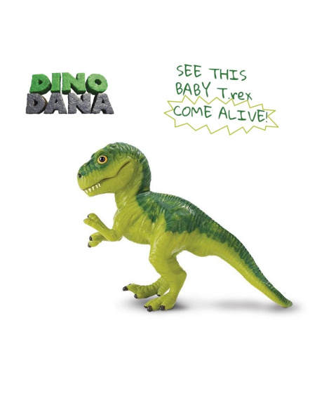 Bébé t-rex du film Dino Dana Avec réalité augmentée Safari Ltd 100935