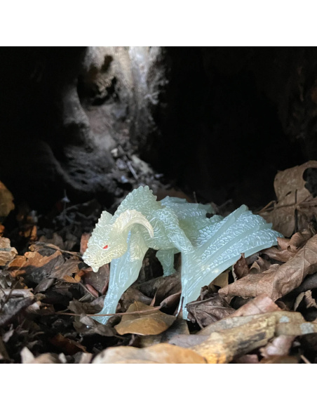 Obsidian – Le Dragon des Cavernes Luminescent | Figurine Safari Ltd® à Collectionner
