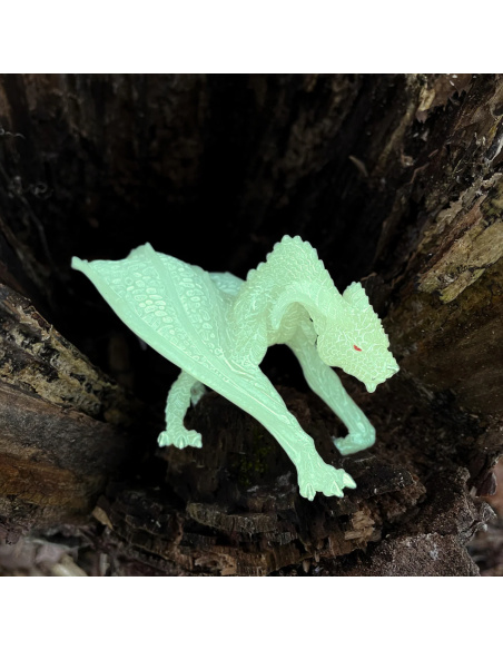 Obsidian – Le Dragon des Cavernes Luminescent | Figurine Safari Ltd® à Collectionner