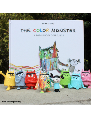 Coffret 8 Figurines Monstres des Émotions - Idéal pour l'Apprentissage Émotionnel des Enfants | lesminis.fr