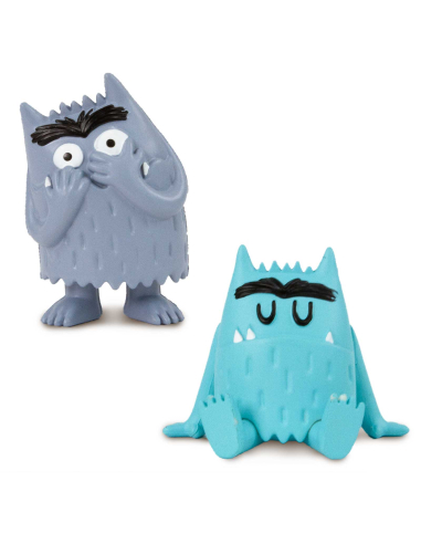 Coffret 4 figurines Le Monstre des Couleurs inspiré du livre La Couleur des Émotions