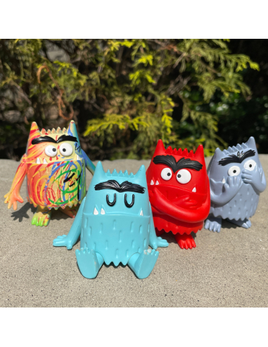 Coffret 4 figurines Le Monstre des Couleurs inspiré du livre La Couleur des Émotions