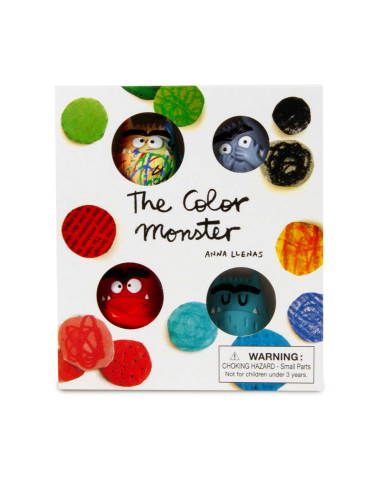 Coffret 4 figurines Le Monstre des Couleurs inspiré du livre La Couleur des Émotions