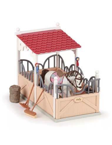 Box équestre Papo – Playset avec accessoires pour chevaux miniatures