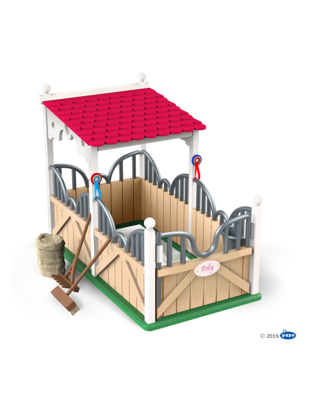 Box équestre Papo – Playset avec accessoires pour chevaux miniatures