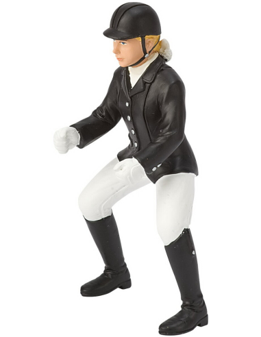 Figurine cavalière Bullyland – Isabelle en tenue concours – 9 cm