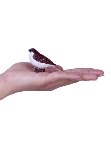 Figurine Moineau domestique Mojo – Oiseau réaliste Passer domesticus
