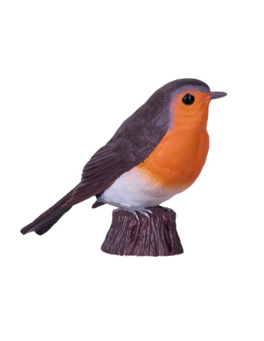 Figurine Rouge-gorge – Mojo – Oiseau réaliste Erithacus rubecula