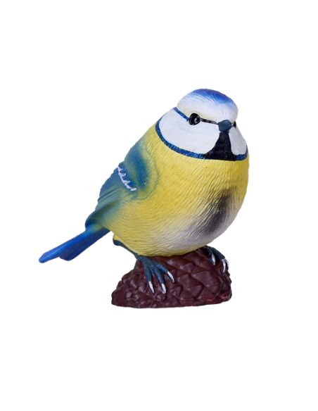 Figurine Mésange bleue – Mojo – Cyanistes caeruleus réaliste