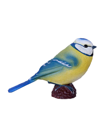 Figurine Mésange bleue – Mojo – Cyanistes caeruleus réaliste