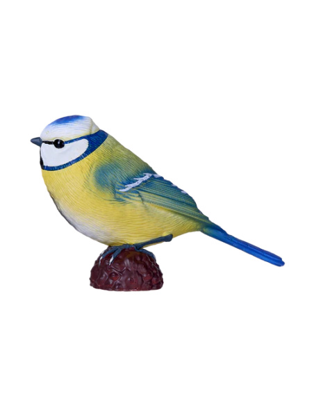 Figurine Mésange bleue – Mojo – Cyanistes caeruleus réaliste