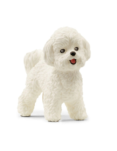 Bichon Frisé Figurine Schleich | Petit Chien Blanc